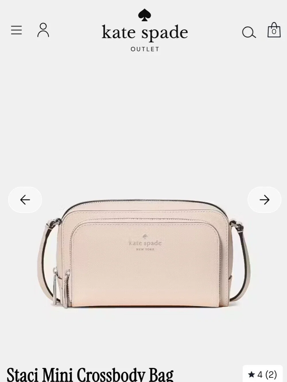 kate spade cream crossbody bag